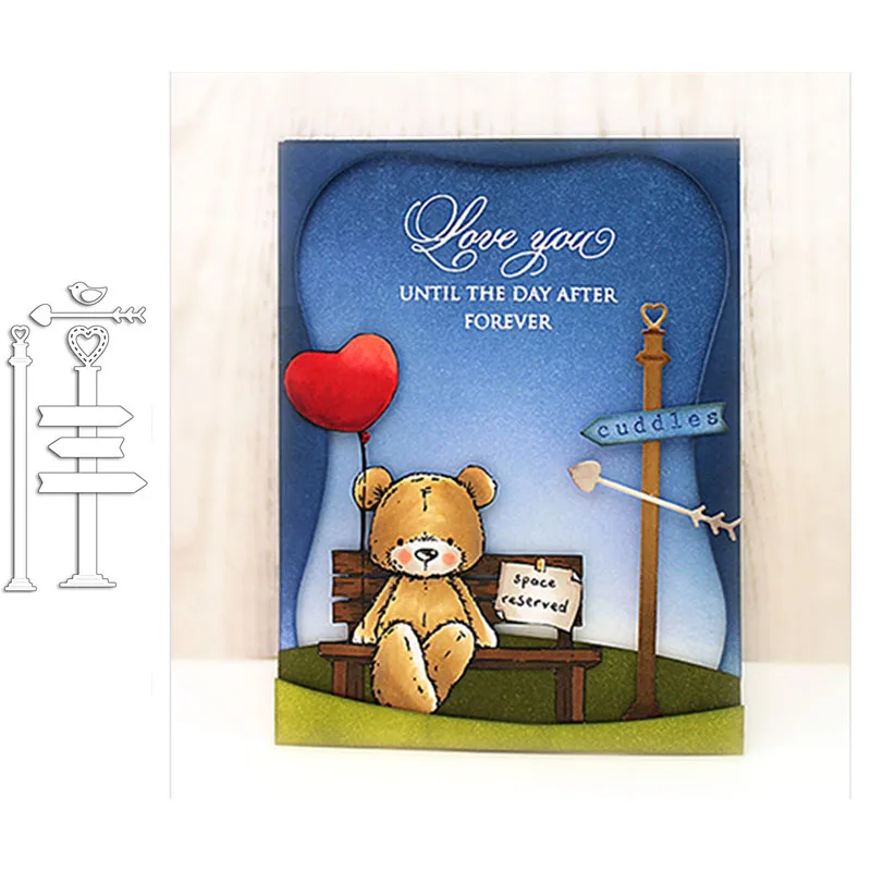 

Guide Board Metal Cutting Dies Stencils for Scrapbooking Embossing Die Cards Making Paper Craft Decoration New 2019