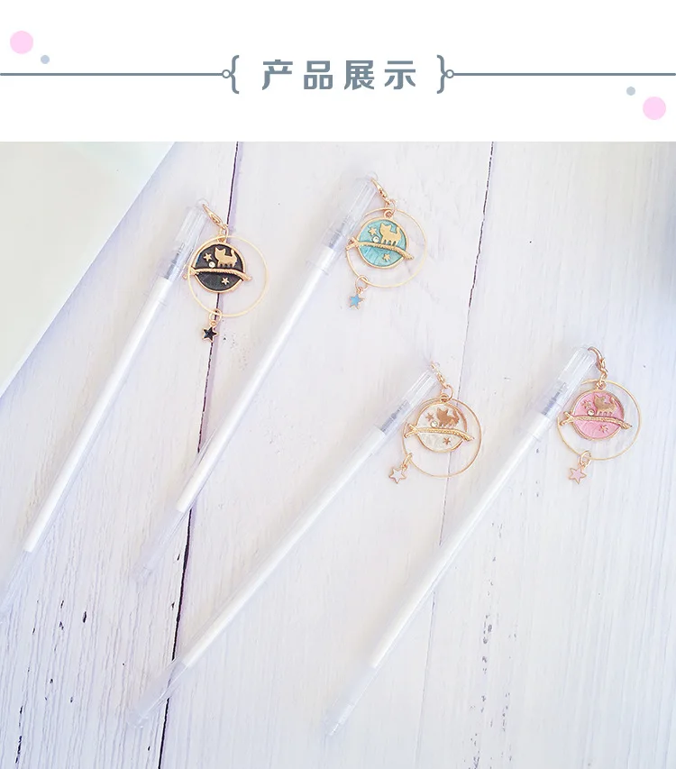 36 шт. гелевые ручки с мультяшными рисунками Kawaii Сейлор Мун Кот черные цветные гелевые чернильные ручки для письма милые канцелярские принадлежности для офиса и школы