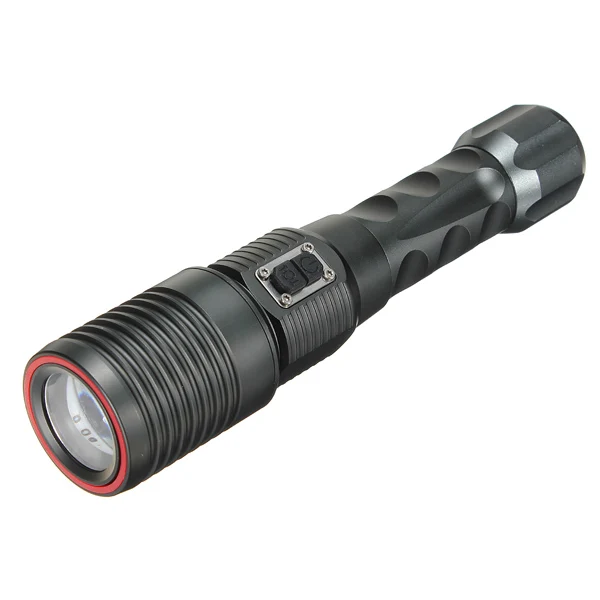

Smuxi T6 2000lm 3 Modes LED Flashlightt Suit With Silver Box Automatic retractable zoom aluminum Waterproofing