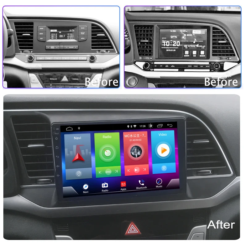Excellent Full Touch Car Android 8.1 Radio Player For HYUNDAI Elantra 2016-2017 Vehicle GPS Navigation Video Multimedia Built In Bluetooth 0 Excellent Full Touch Car Android 8.1 Radio Player For HYUNDAI Elantra 2016-2017 Vehicle GPS Navigation Video Multimedia Built In Bluetooth 0
