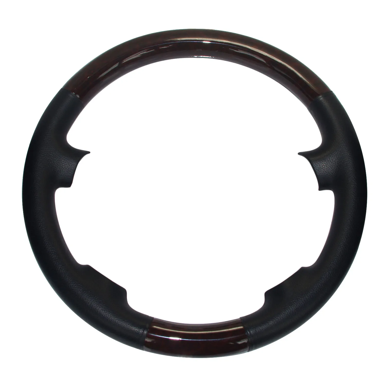 

Black Leather Wood Steering Wheel Protector Cover for 00-07 Benz 4-Spokes W203 C Class C180 C200 C230 C240 C280 C350 C32 C55 AMG