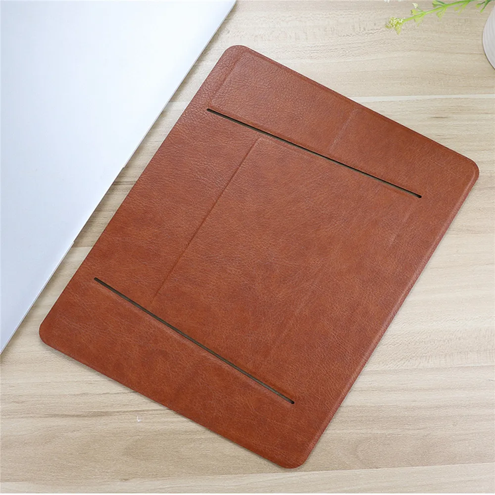 Для iPad 11,6-15,6 ''Складная подставка для ноутбука Регулируемый угол кожа Подставка держатель настольный для iPad 11,6-15,6 планшет