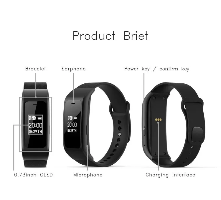 Встроенный gps OLED браслет bluetooth трекер сна для мужчин и женщин умный браслет часы кожаный браслет 30 дней в режиме ожидания