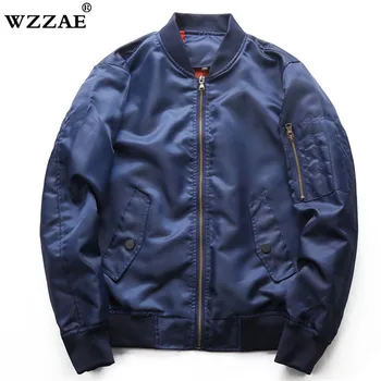 

2018 New Men Bomber Jacket Thick Winter Military Motorcycle Ma-1 Flight Jacket Pilot Air Force Flying Jackets Baseball Uniform