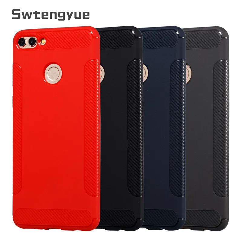 

For Huawei Y6 2018 case 3D Silicone Soft TPU Plain Protective Case Cover Coque For Huawei Y9 2018 Honor 7A pro Mobile phone case