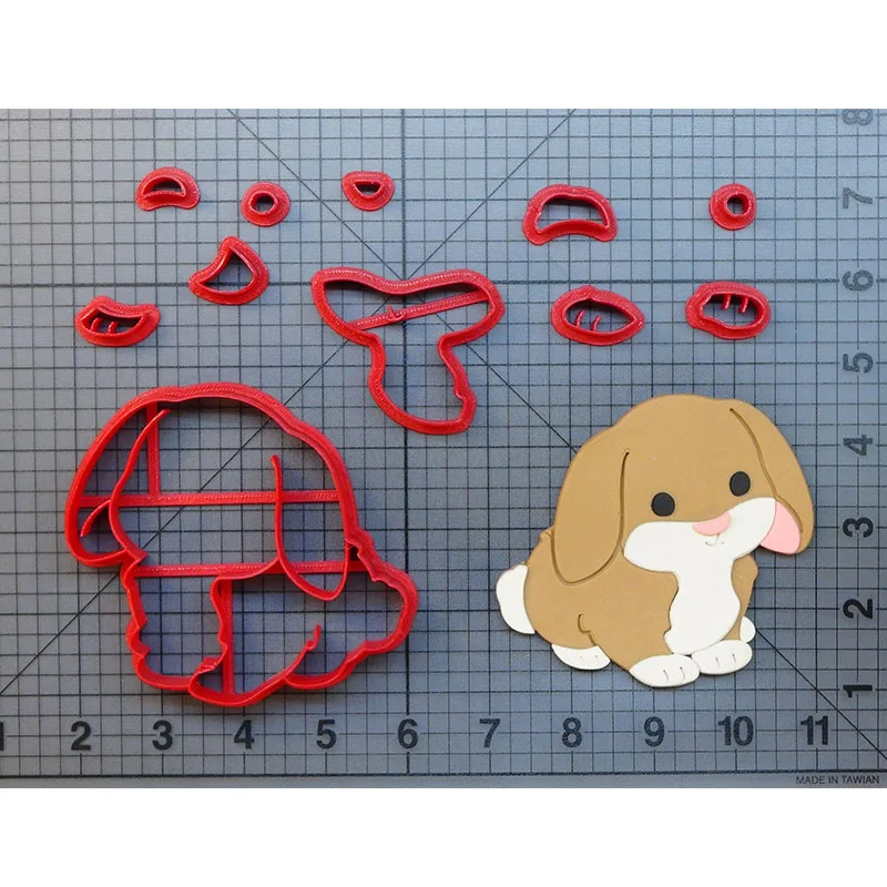 Попка корги резак для печенья набор на заказ 3D печать животных печенье штамп торт