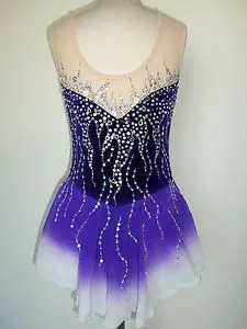 Скручивание катания на льду, танец майорет outfitSD354 - Цвет: Красный