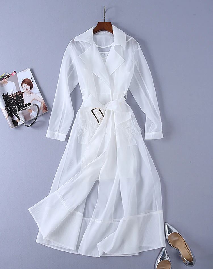 white dress Bella Philosophy Voilet кружевное платье-ветровка для женщин с длинным рукавом, перьями и карманами, сексуальные платья для вечеринок, женская элегантная одежда - Цвет: white dress
