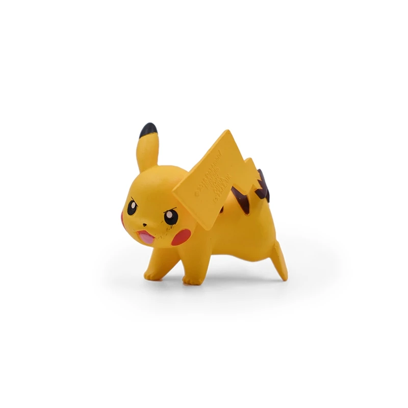 12 Style PVC Anime Figures Pikachu Squirtle Bulbasaur Cubone Mini Cartoon Elf Model Collection Gift