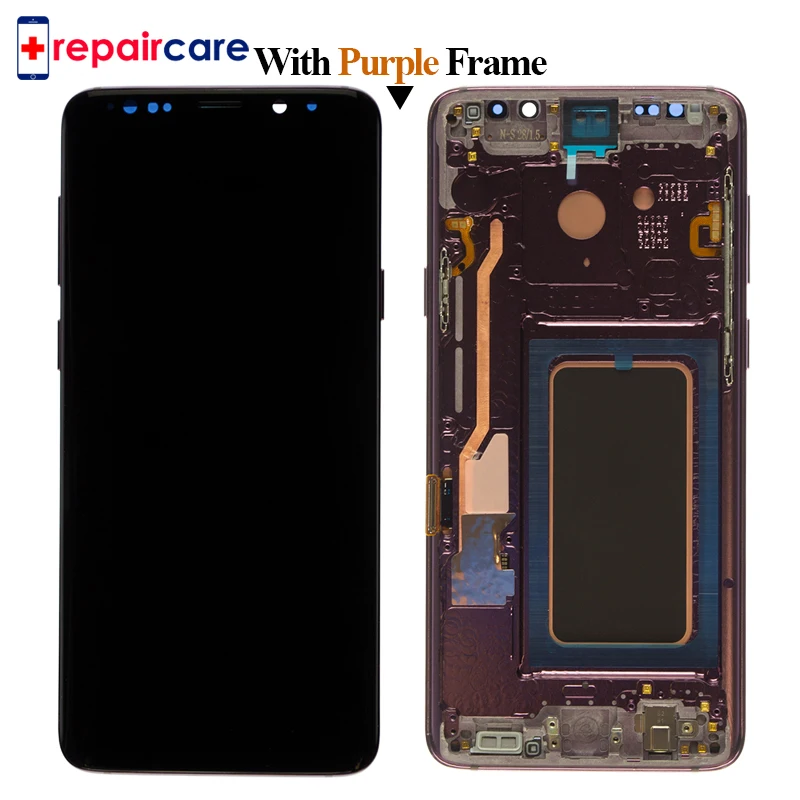 SUPER AMOLED экран Замена для SAMSUNG Galaxy S9 плюс ЖК-дисплей Сенсорный экран дигитайзер с рамкой S9 плюс ЖК-дисплей G965 с рамкой