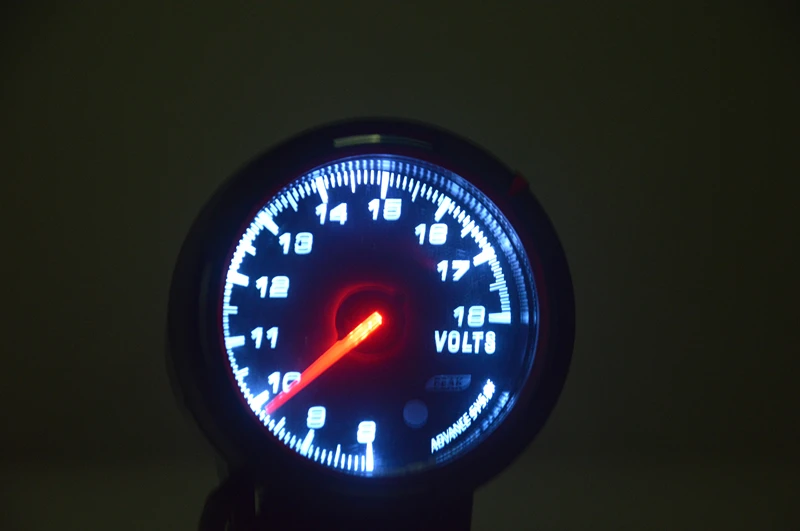Универсальный автомобильный манометр напряжения вольт PSI, светодиодный вакуумный манометр, новинка
