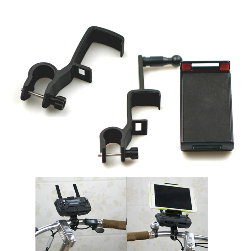 

3D Printed Support Clamp Bicycle Smartphone Tablet Mount Bracket for DJI Mavic Pro Spark Remote Controller Accessories