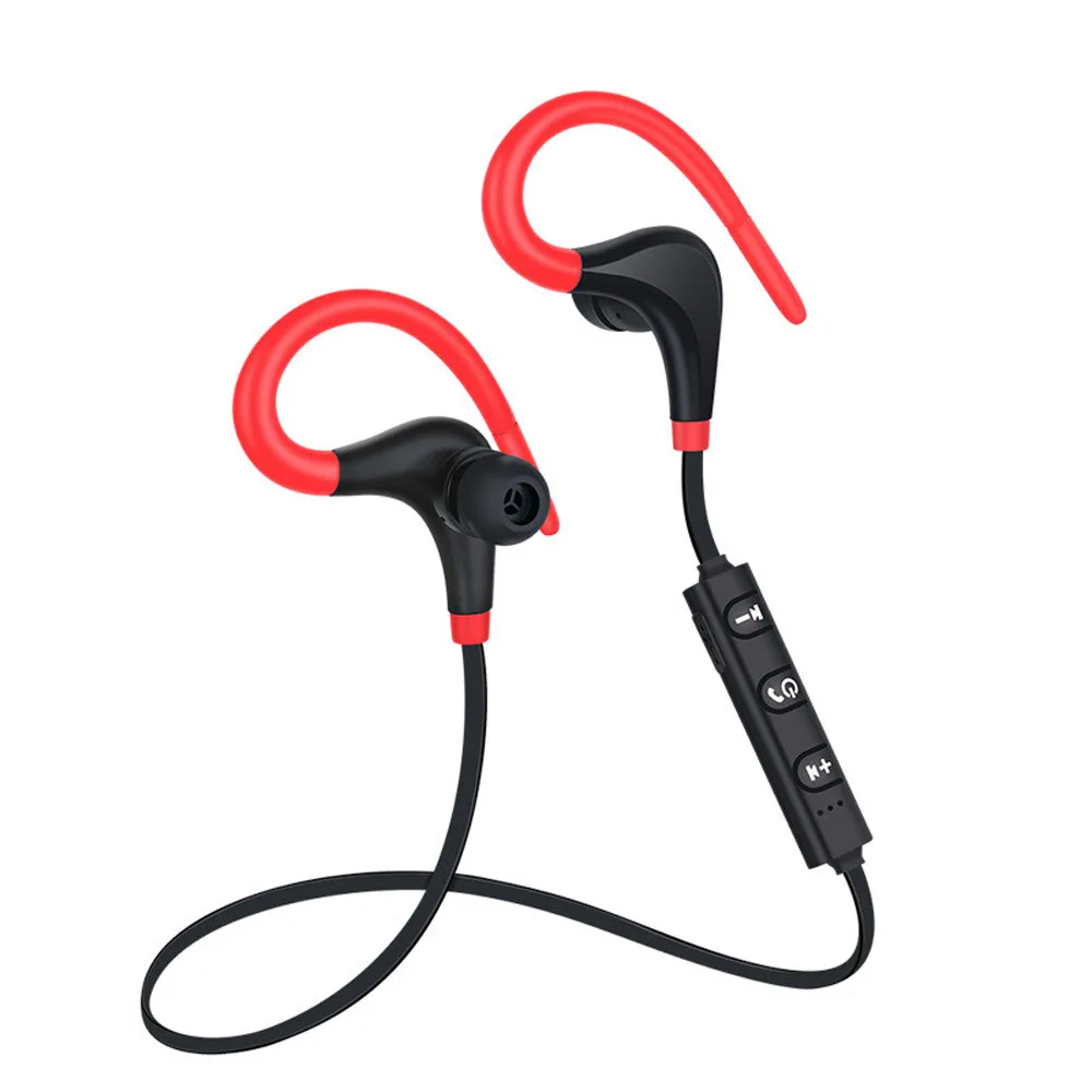 

Newest Bluetooth 4.1 Wireless Headphone Stereo Sports Ear Hook Earbuds In-Ear Headset Lightweight For iPhone For Android
