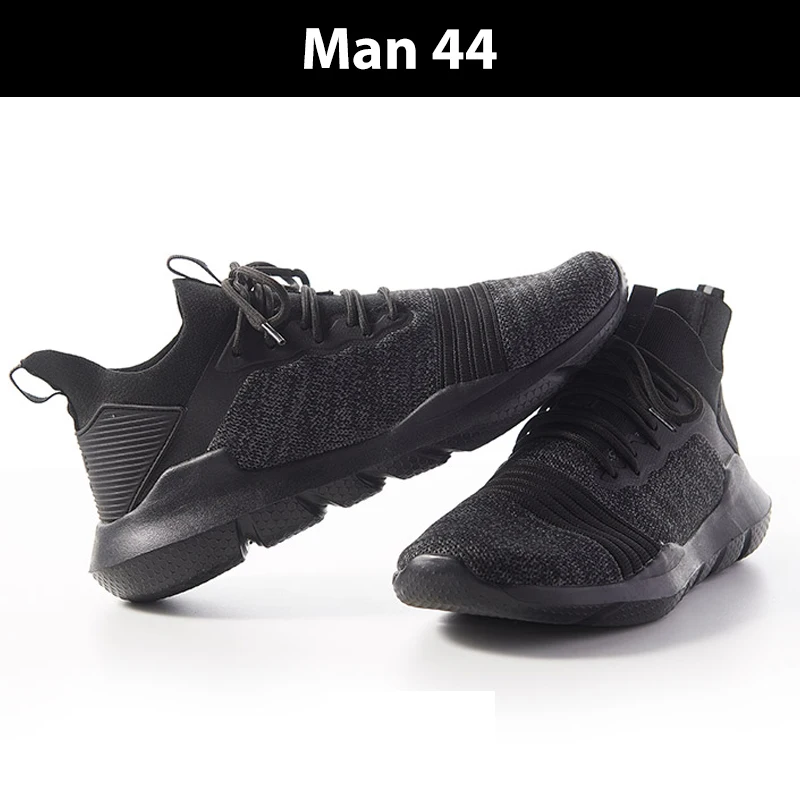 Man 44 Black Оригинальные Xiaomi Uleemark мужские и женские повседневные туфли Lac-up легкая мужская обувь удобные дышащие Прогулочные кроссовки - Цвет: Man 44 Black