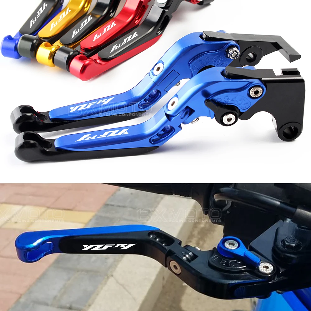 BXMOTO Тормозные Рычаги мотоцикла для YAMAHA YZF R1 YZFR1/R1M/R1S Мотоцикл Регулируемый складной выдвижной тормозной рычаг сцепления Набор