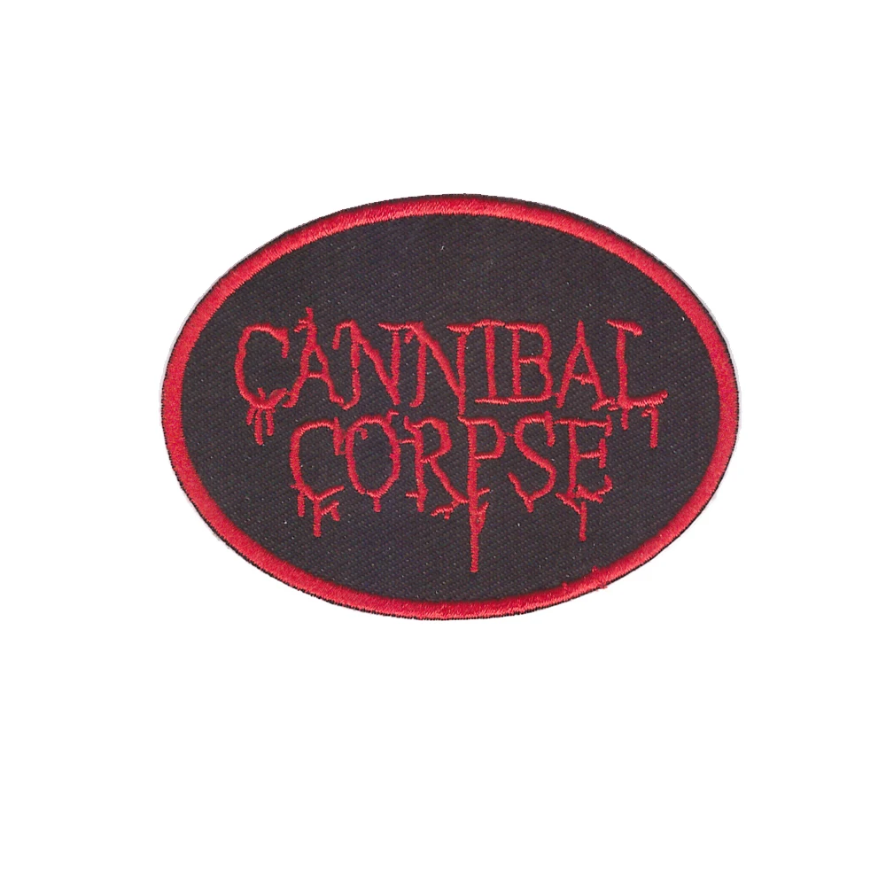 

Letters Clothes patch Cannibal Corpse bloody logo Embroidered iron on patch