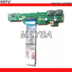 Kefu подходит для lenovo Flex2-14 USB печатная плата считывателя LF14M IO BD 448,00X02,0011 455,00X02,0001 работает