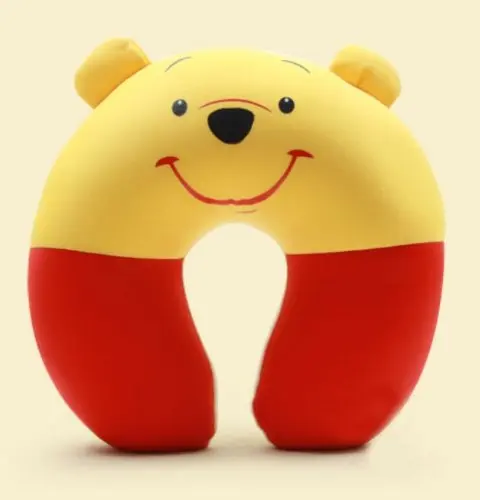 Winnie 1 шт. модная Милая мультяшная эргономичная дизайнерская мягкая для шеи с губчатым наполнителем u-образная подушка для путешествий u-образная подушка для шеи - Цвет: Winnie