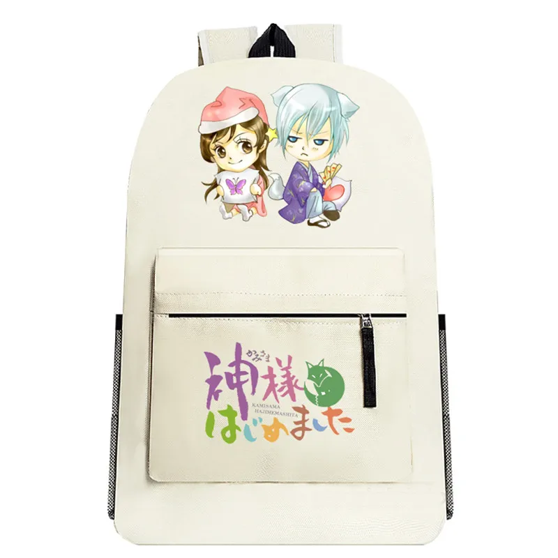 Kamisama Love Kiss Женский Рюкзак Kawaii Mochila Feminina холщовые школьные сумки Kawaii дорожная сумка милый рюкзак