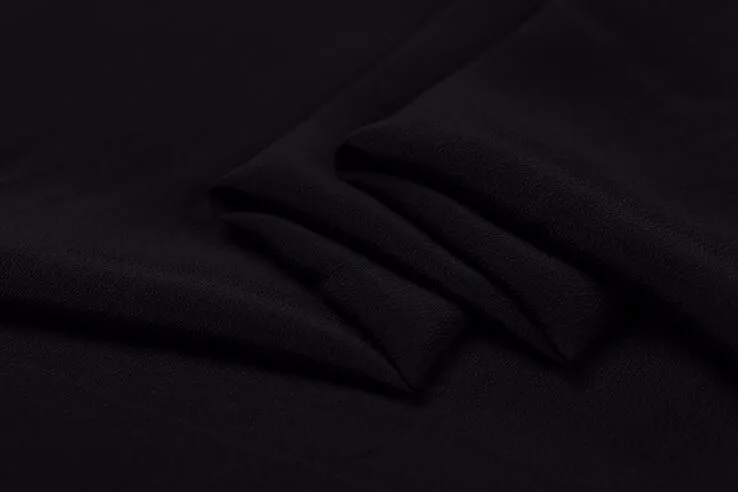 crepe black