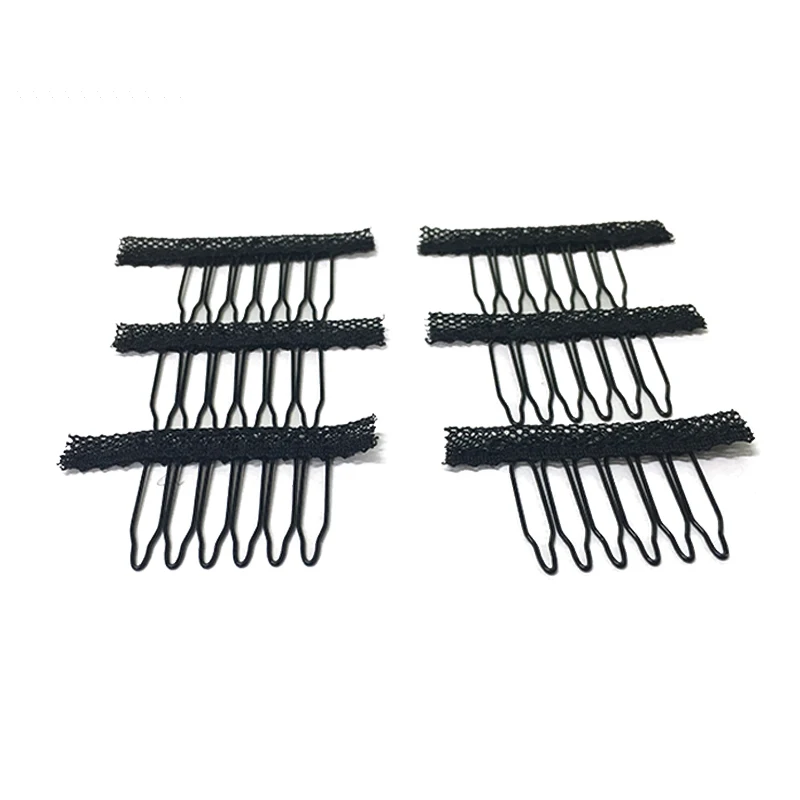 

20pc/lot Wig Comb Brown Lace Wig Cap Combs Wig Making Accessories Add To Caps