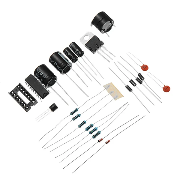 DIY AC 220V to DC 1,25 V-12 V LM317 Регулируемое напряжение питания Moudle DIY Kit электронный производственный источник питания DIY наборы