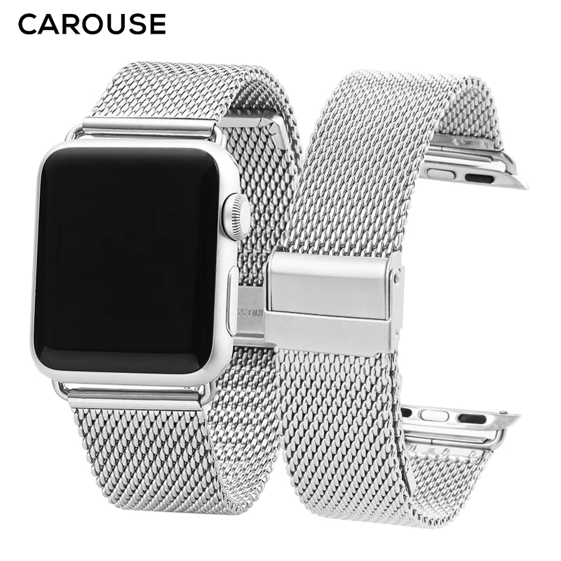 Кутить ремешок для часов, Миланская петля, ремешок для наручных часов Apple Watch, версия 1, 2, 3, 42 мм, 38 мм, версия Нержавеющая сталь ремешок для наручных часов iwatch серии 4 40 мм 44 ремень