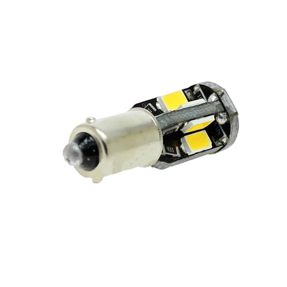 CQD светильник 2шт BA9S T4W светодиодный для двери с башней 10 SMD 5730 12V DC белый теплый