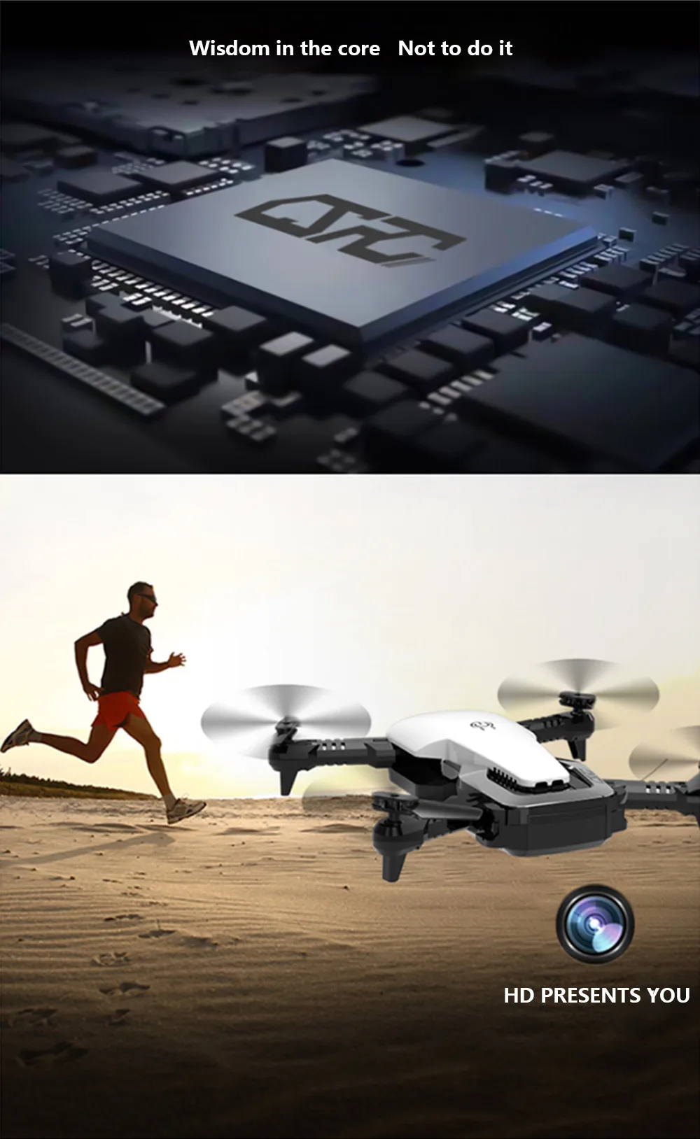 Радиоуправляемый вертолет HD 1080p Дрон fpv WiFi Трансмиссия квадрокоптера в реальном времени высота остается стабильным Дрон с камерой vs e58 Дрон квадракоптер квадракоптер с камерой квадрокоптер вертолет