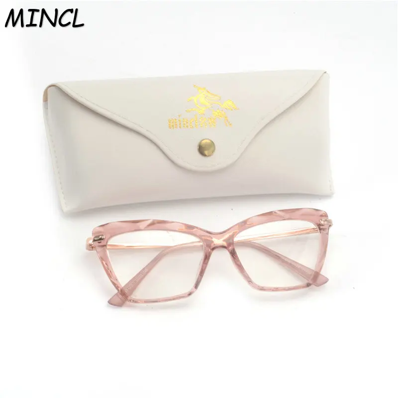 Brand Cat Glasses Women Fashion Big butterfly Eyeglasses Frame Female Clear Lens Glasses Frames with box FML