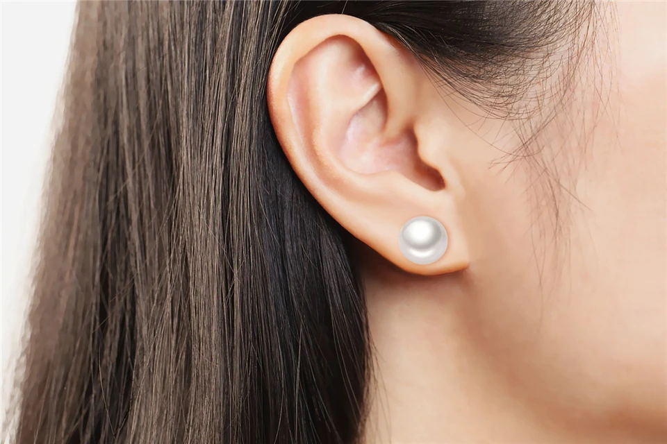 h PISSENLIT Hot Women Jewelry Statement Charming Gold Pearl Earrings pendientes mujer moda 2019 Korean Fashion Silver Stud Earring