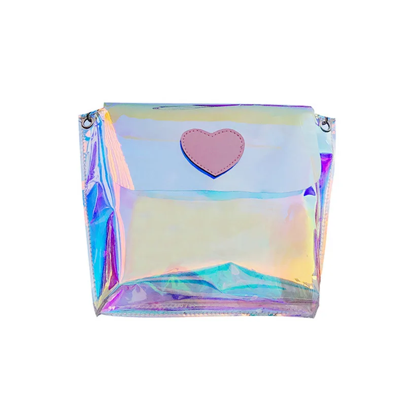 Pacgoth летние девушки красочные лазерной конверты Форма плечо и Сумки через