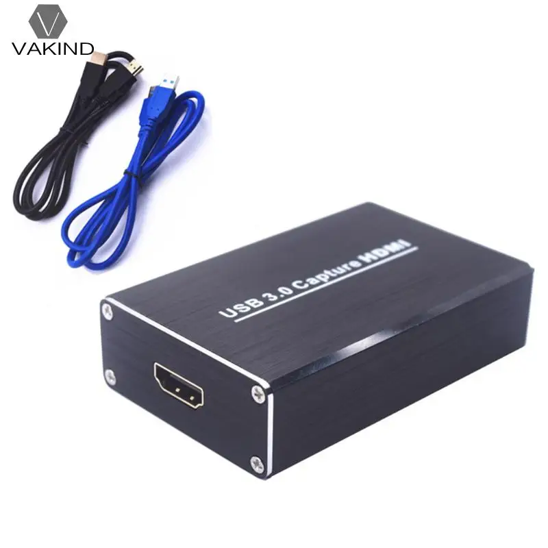 Portable Universal UVC Compliant HDMI to USB 3.0 Video Converter Adapter Stream Video Capture Box Dongle Drive Free