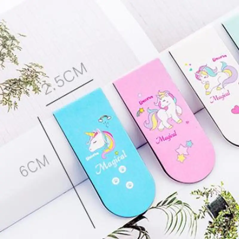 1 шт. Единорог магнитная закладка для книги милые канцелярские подарки учителей