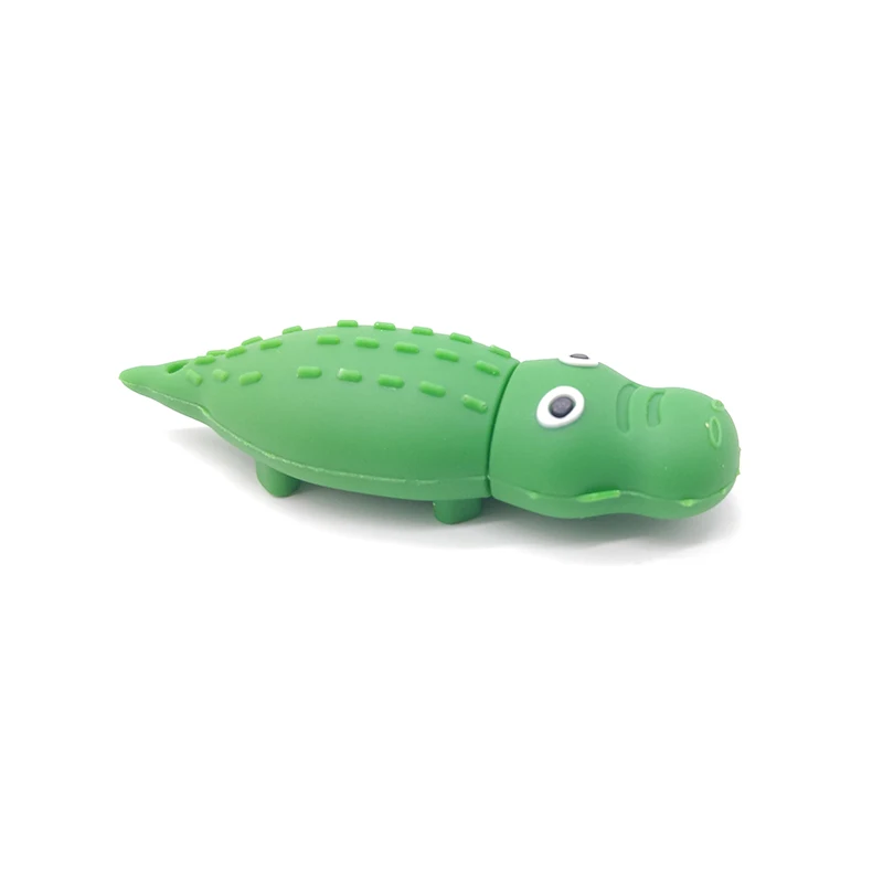 crocodile USB флеш-накопитель, 4 ГБ, 8 ГБ, 16 ГБ, 32 ГБ, 64 ГБ, мультяшный крокодил, usb флеш-накопитель, реальная емкость, флеш-накопитель, милый платипус, флеш-накопитель - Цвет: crocodile