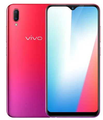 Смартфон VIVO Y93 3/4G ram 64G rom Восьмиядерный Android 8,1 6,2 ''полный экран 13MP+ 2.0MP камера отпечатков пальцев мобильный телефон - Цвет: Красный