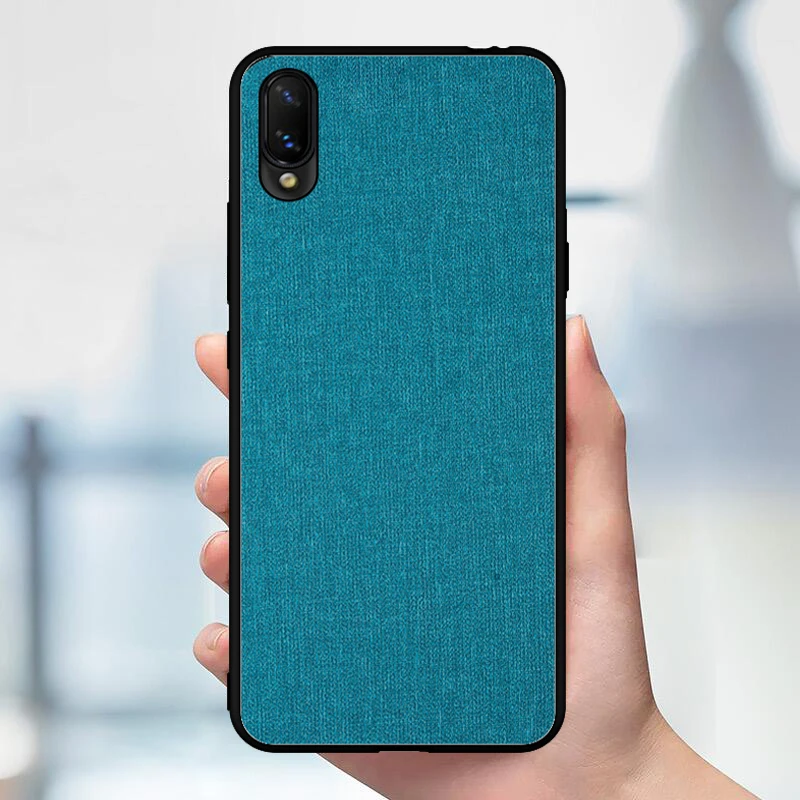 100 шт./лот для естественных X23 V11 Pro случае ткань брезентовый чехол X20 X21 UD X21i Y71 Y97 V11i Y83 Pro жесткий ПК Мягкий ТПУ Край Капа(L0926