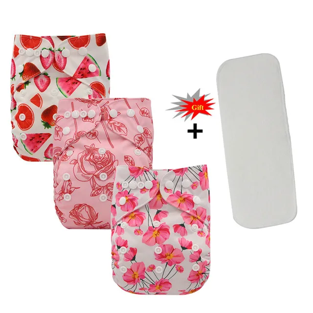 baby cloth diaper86 Ohbabyka/многоразовые подгузники для новорожденных, детские тканевые подгузники, тренировочные штаны для мальчиков, моющиеся детские подгузники с карманами+ вставка из микрофибры - Цвет: baby cloth diaper86