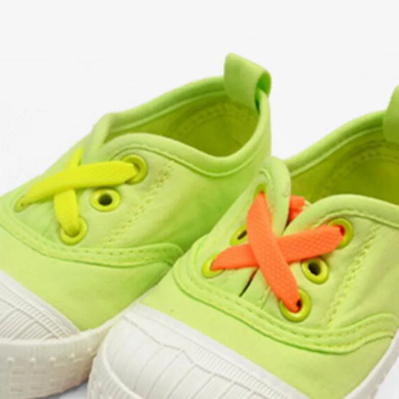 JUP 1 Bag/10 Roots Shoelaces Novelty No Tie Shoelaces Unisex Elastic Silicone Shoe Laces Child Girl Men Women Sneakers Fit Strap