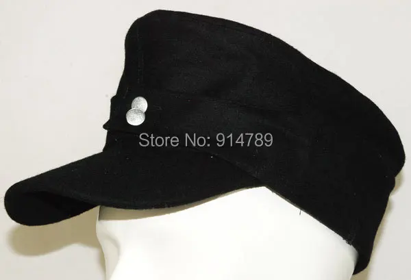 

WWII GERMAN WH ELITE EM M43 PANZER WOOL FIELD CAP SIZE XL-3461