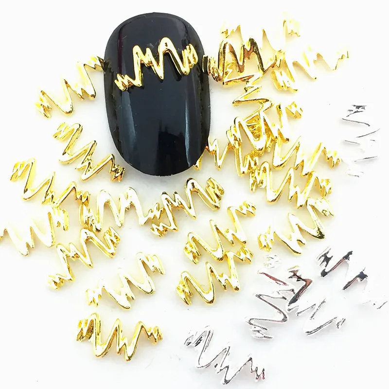 

10pcs/lot Japan 3D Nail Art Decorations Alloy Nail Accessories Metal Fancy Style Nail Deco Parts DIY Charm Nail Supplies
