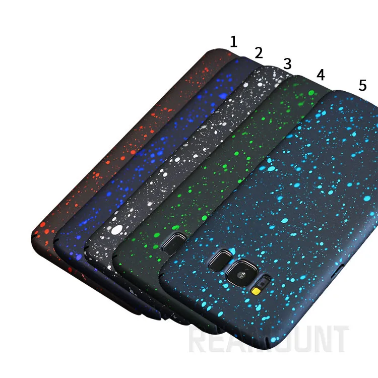 100 шт.; ; детское нижнее белье Стиль чехол для телефона для Samsung S8 S8 Plus Блеск жесткий чехол для телефона PC для Samsung Note 8 защитный чехол для телефона - Цвет: mix color