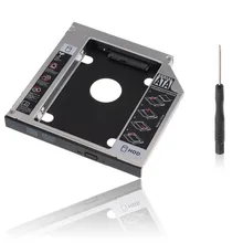 Bevigac 2-го 2,5 дюйма 12,7 мм для DVD CD-ROM hp Dell acer BenQ ASUS lenovo HDD SSD жесткий диск Caddy чехол адаптер SATA для SATA