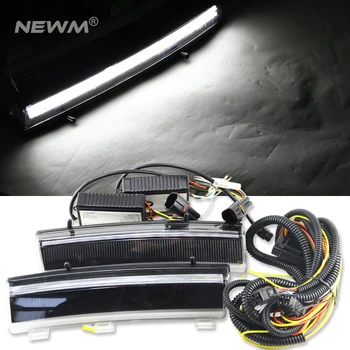 

Dual Colored Amber Turn signal and white LED DRL Fog Lights LED Daytime Running Amber Indicator Lights 06-09 for Nissan 350Z LCI