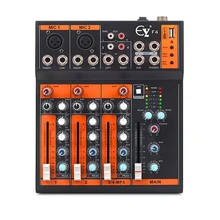 Finlemho DJ микшер аудио USB консоль F4 Профессиональный для сцены усилитель мощности сабвуфер динамик линейный массив 48 В фантомное питание