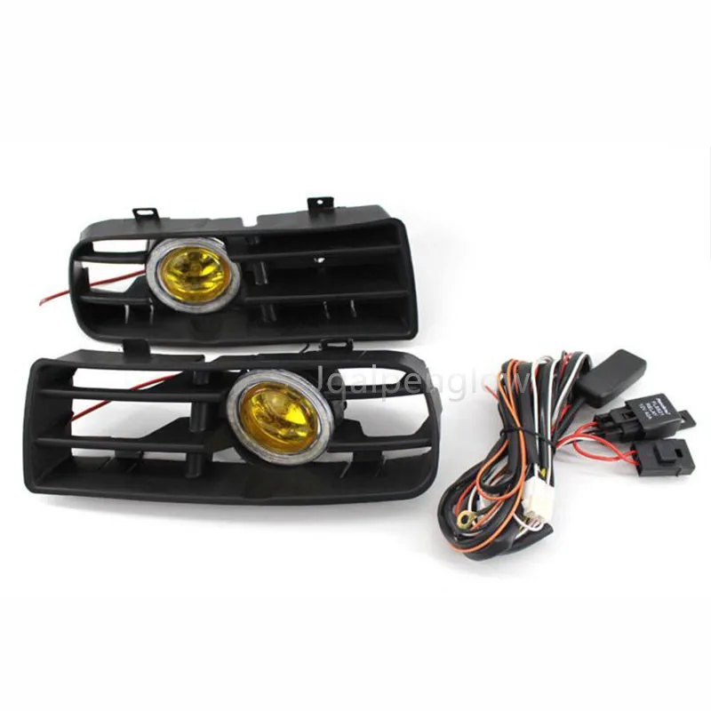 1Pair Front Fog Lights Fog Lamps For VW (3)