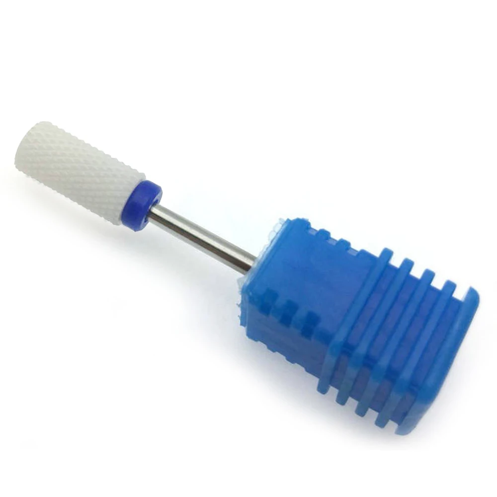 Профессиональные керамические сверла для ногтей инструмент для удаления геля полировка Педикюр Маникюр роторный заусенец синий белый - Цвет: M5