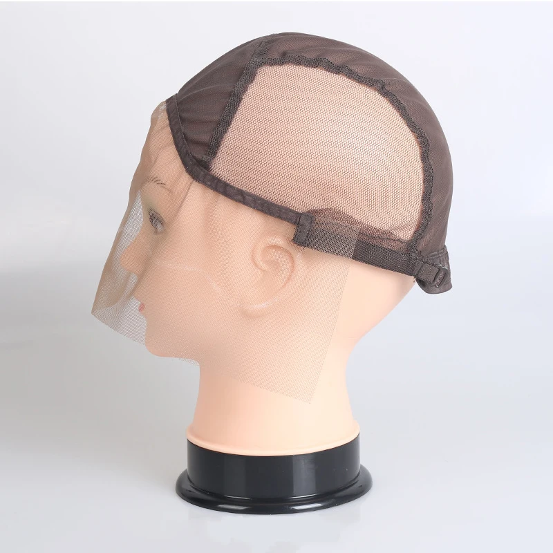 

Front Wig Caps For Making Wigs With Adjustable Strap Professional Lace Weaving Cap Tools Hair Net Hairnets Lace Cap