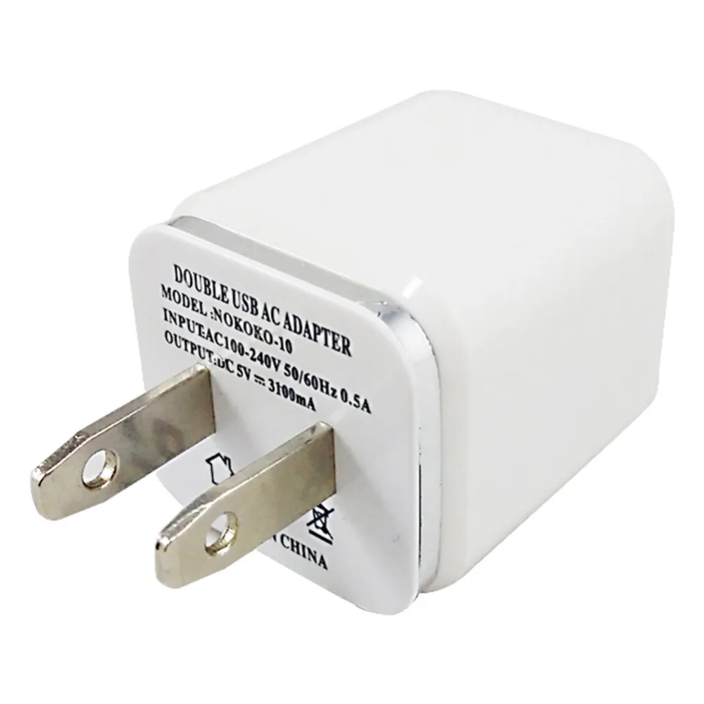 2.1a стены Зарядное устройство Plug США ЕС Dual USB AC Адаптеры питания 2 порта универсальный