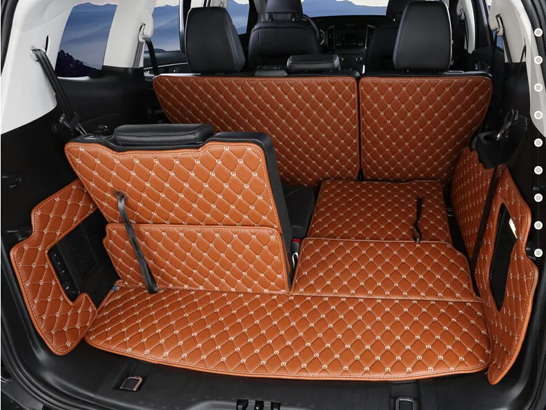 Chowtoto AA специальные коврики багажника для Ford Edge 7 мест прочные Водонепроницаемые кожаные багажные ковры для края